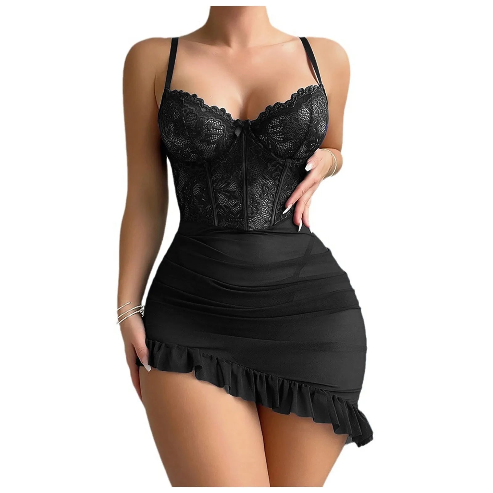 Sheer Mesh Lingerie