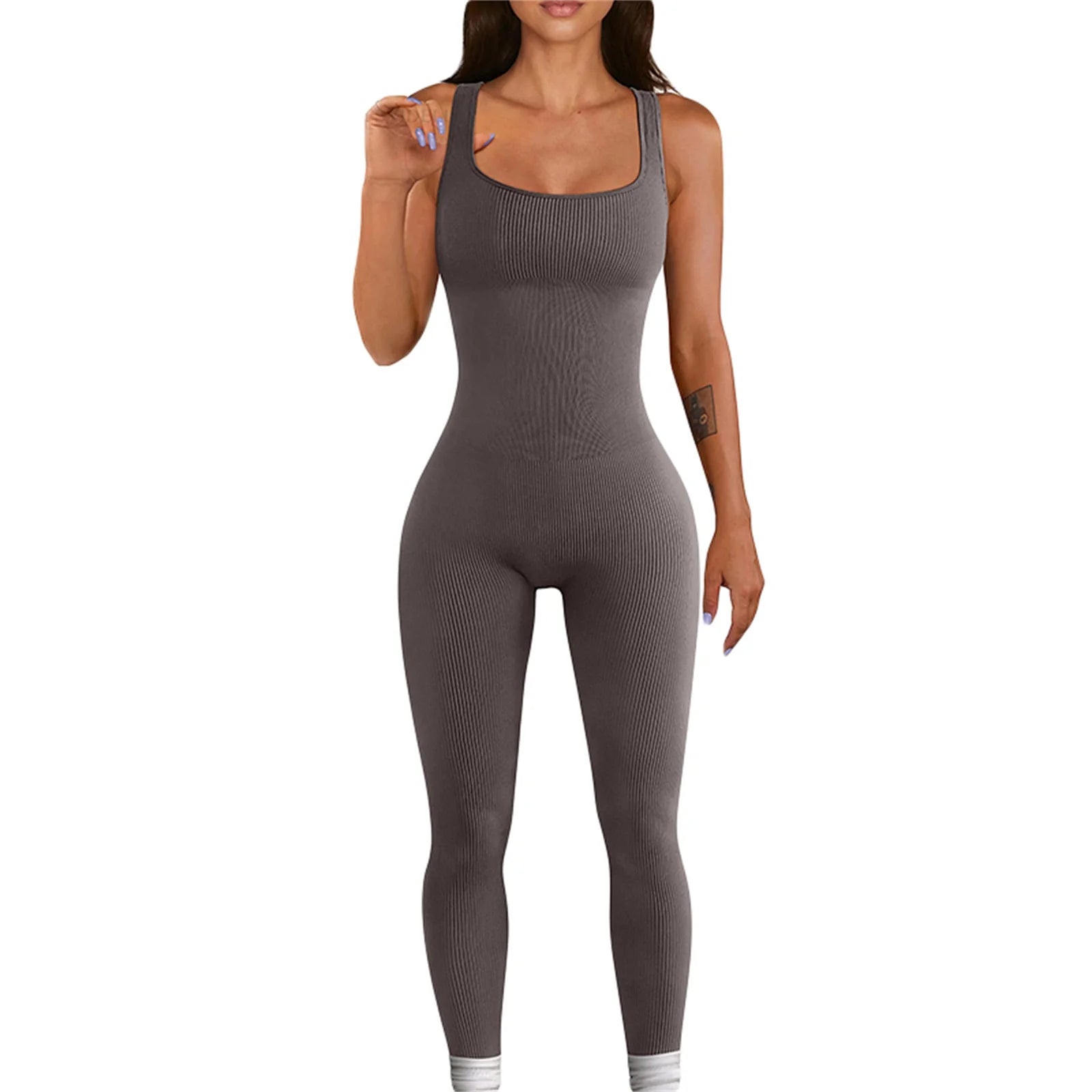 Sleeveless Bodycon Jumpsuit