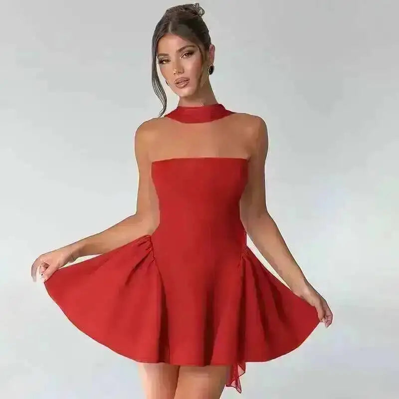 Avrilyaan Off Shoulder Backless Dress