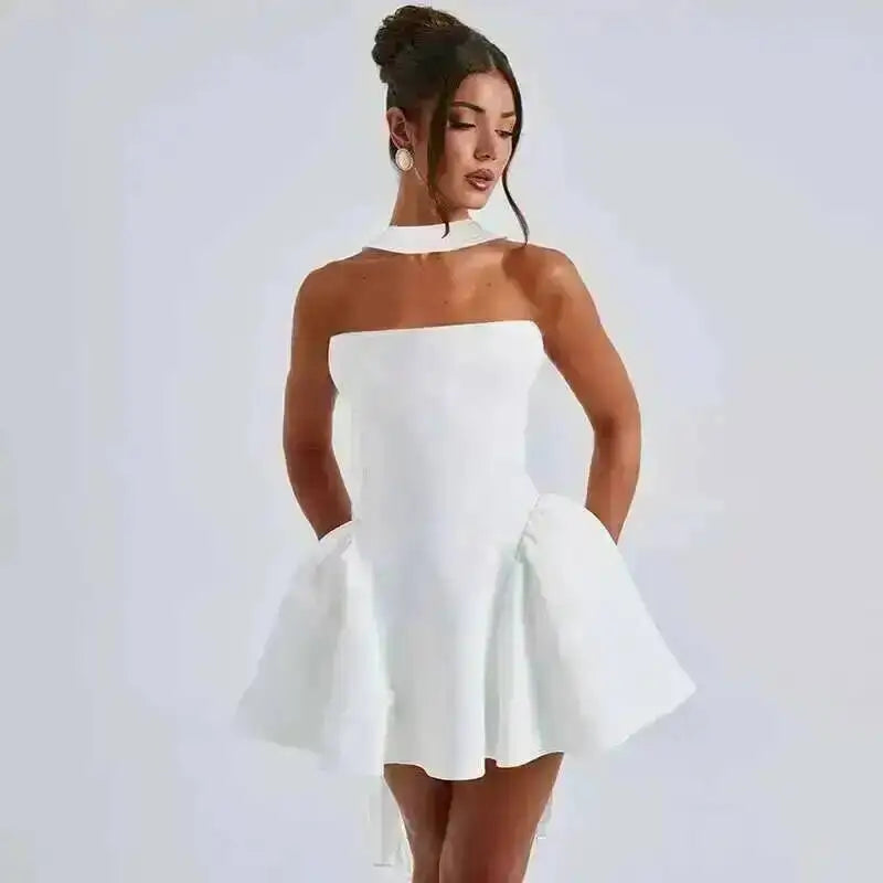 Avrilyaan Off Shoulder Backless Dress