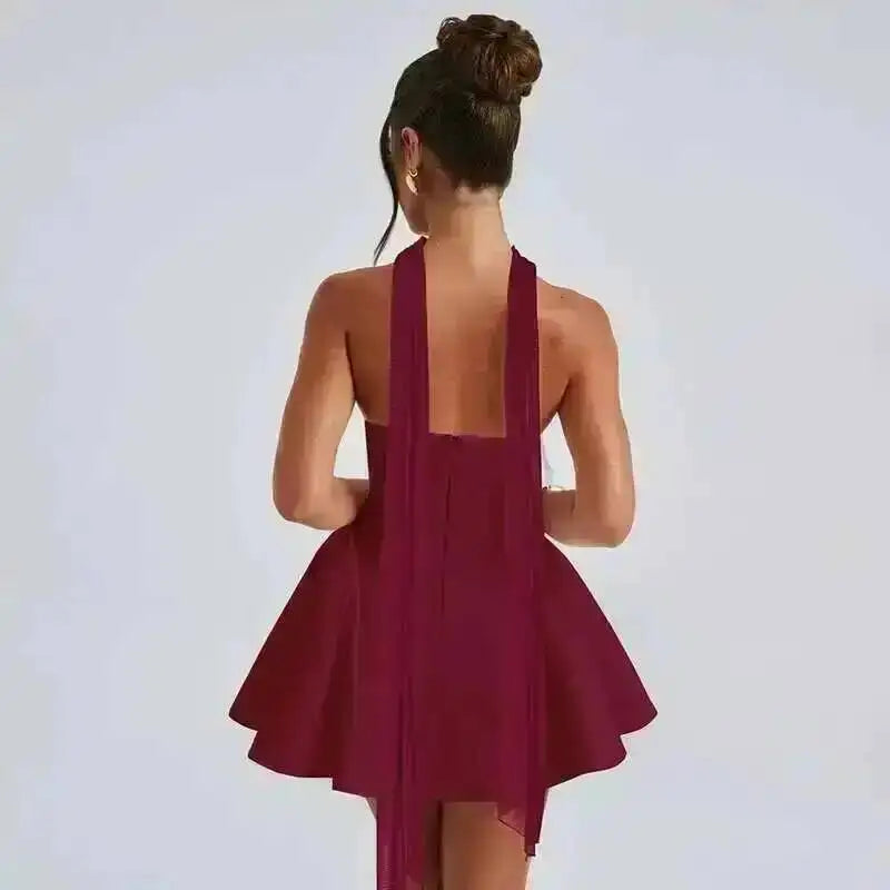Avrilyaan Off Shoulder Backless Dress