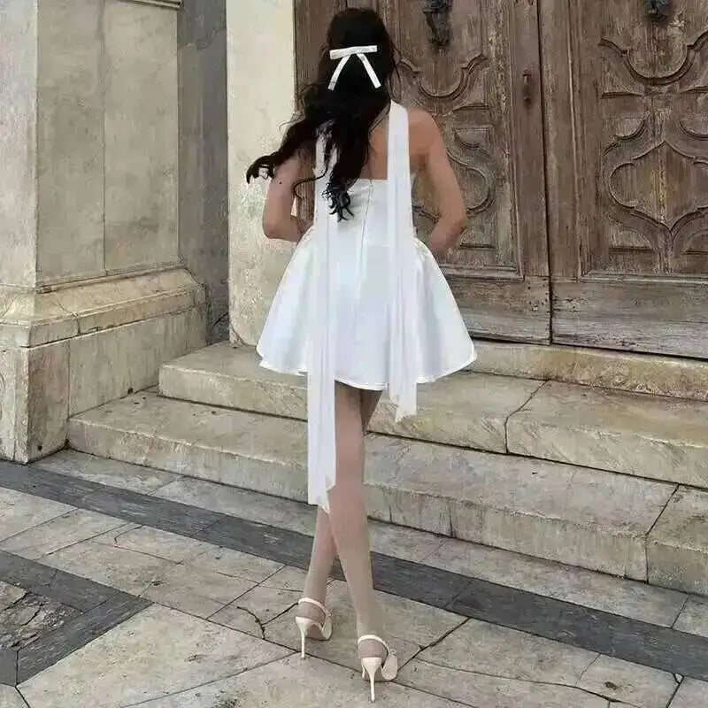 Avrilyaan Off Shoulder Backless Dress