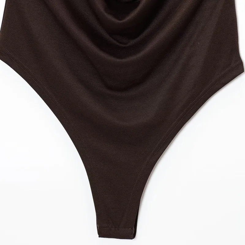 Thong Bodysuit With Open Back