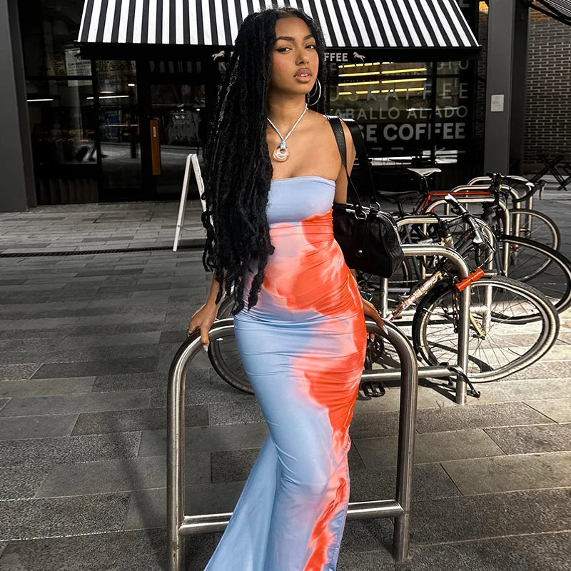 Strapless Maxi Dress