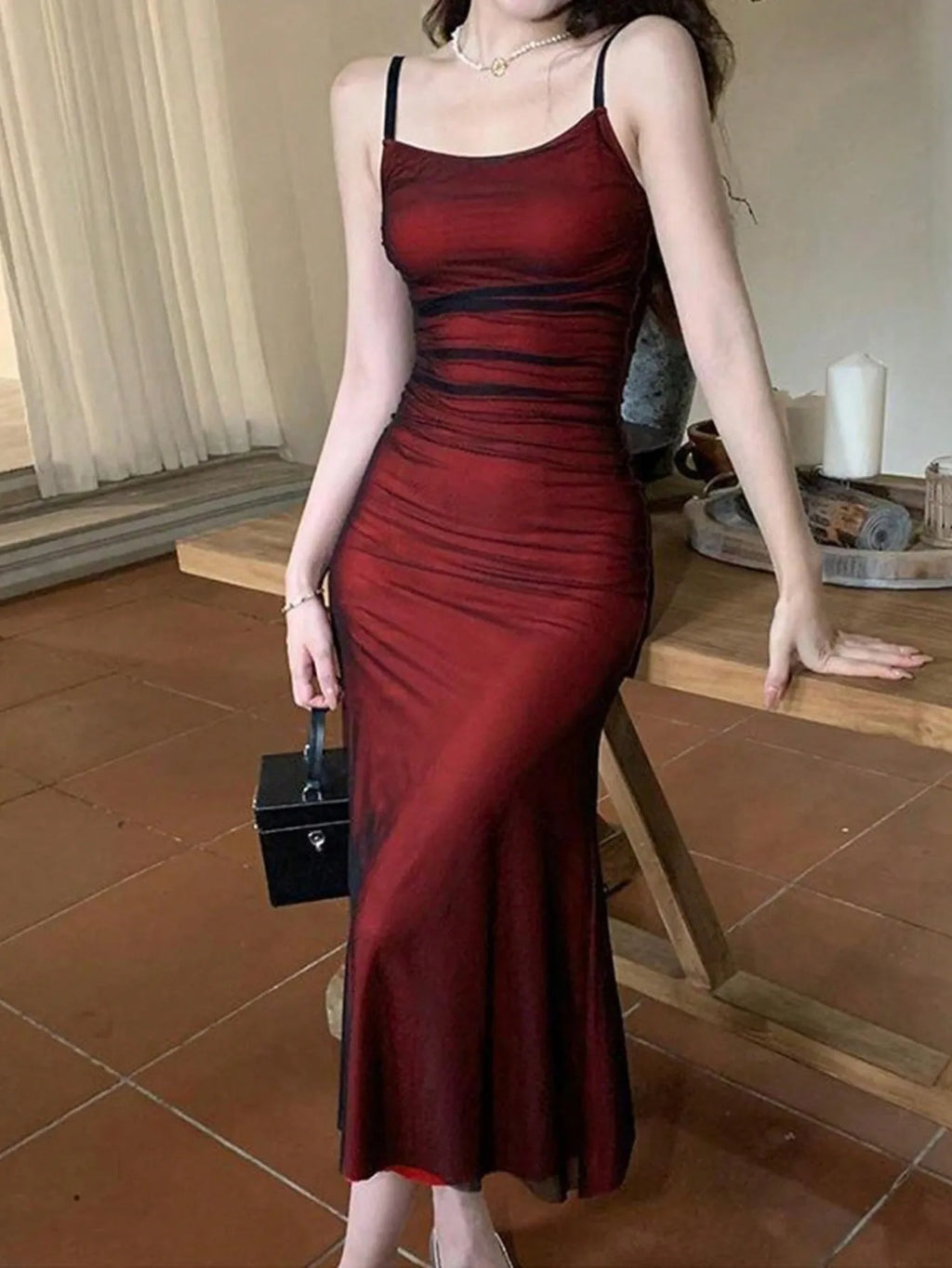 Slim fit Long Dress