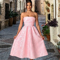 Sexy Bow Halter Long Dress